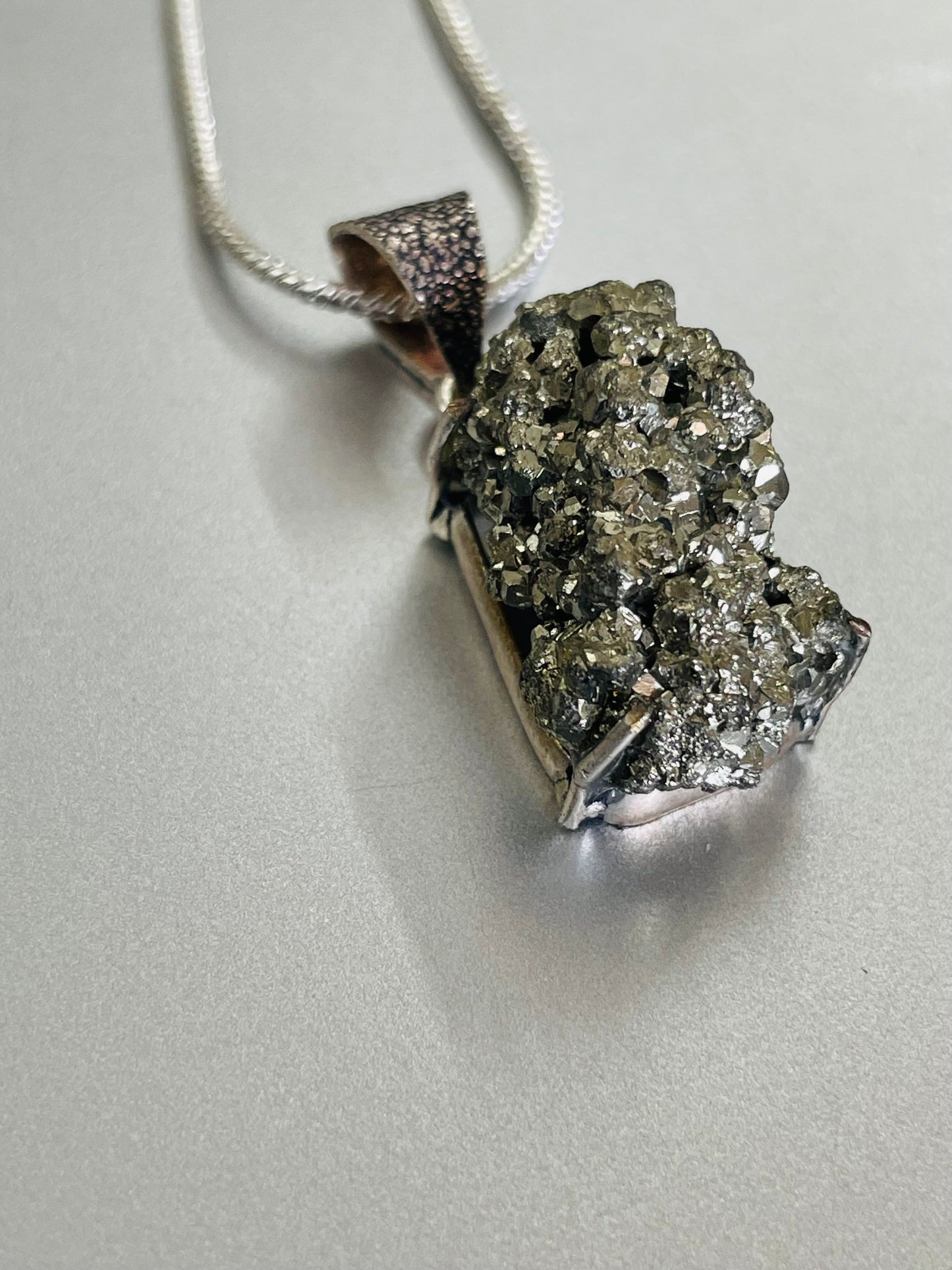 Pyrite pendent