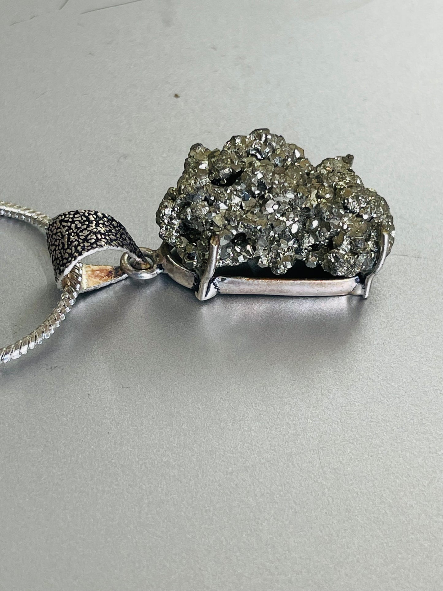 Pyrite pendent